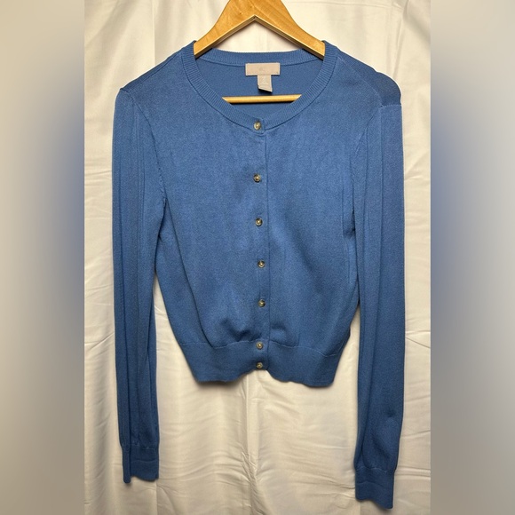 H&M Electric Blue Loose Fit Cardigan NWOT - Picture 2 of 4